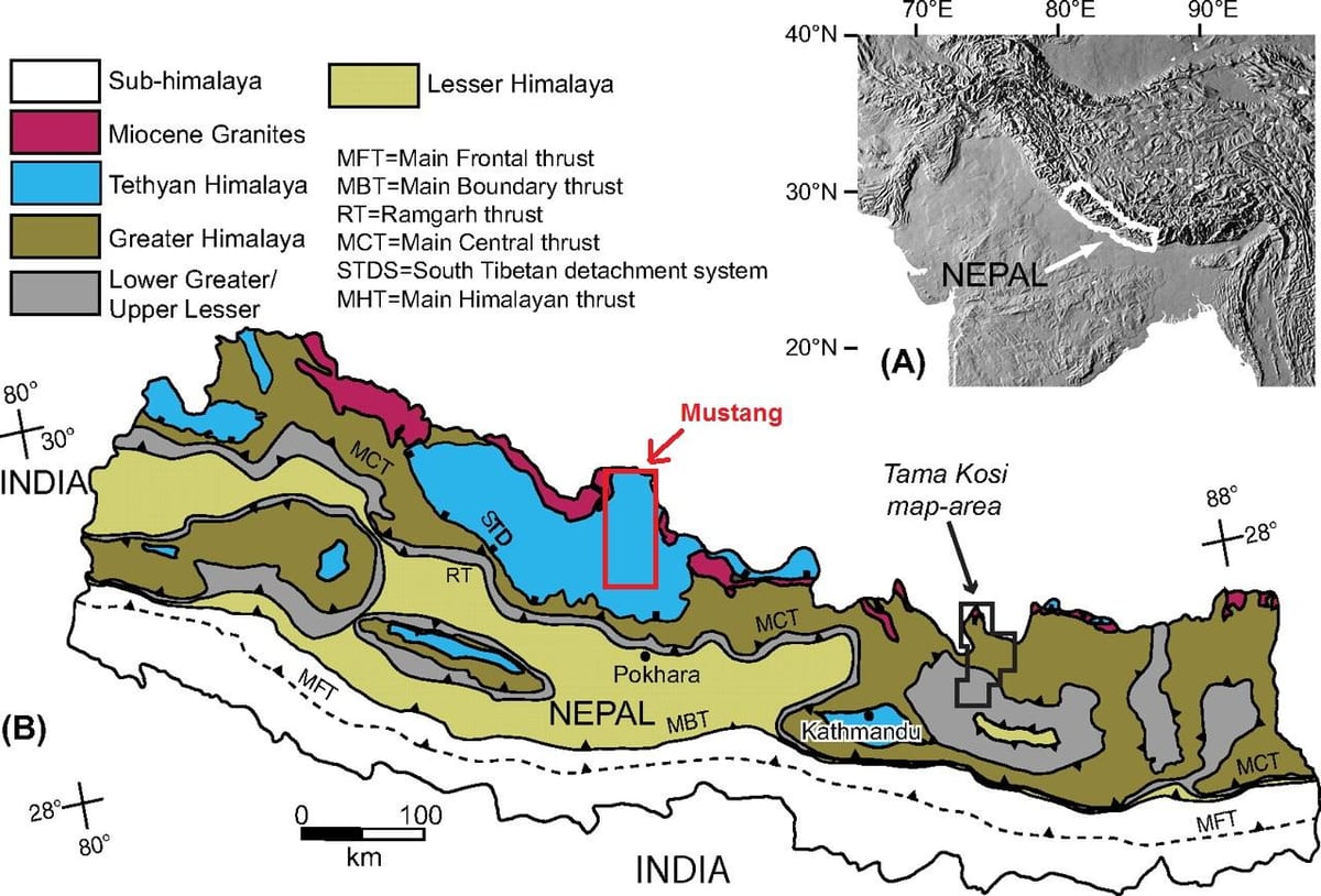 Mapa geològic de nepa