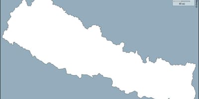 Mapa d'espais en blanc nepal
