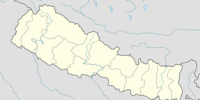 Mapa del nepal vector